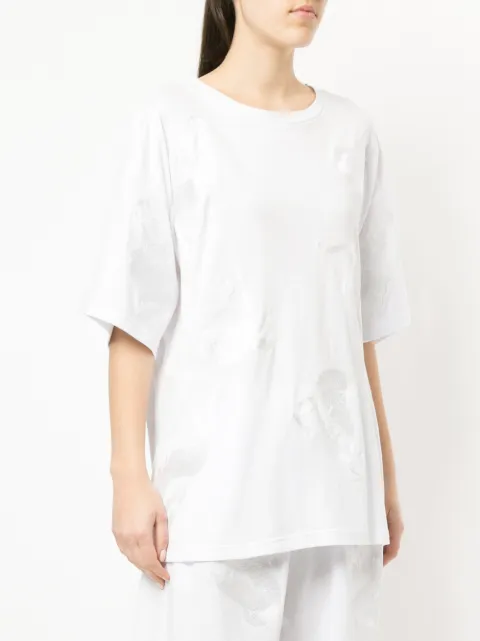 IKUMI EMBROIDERED OVERSIZED T-SHIRT