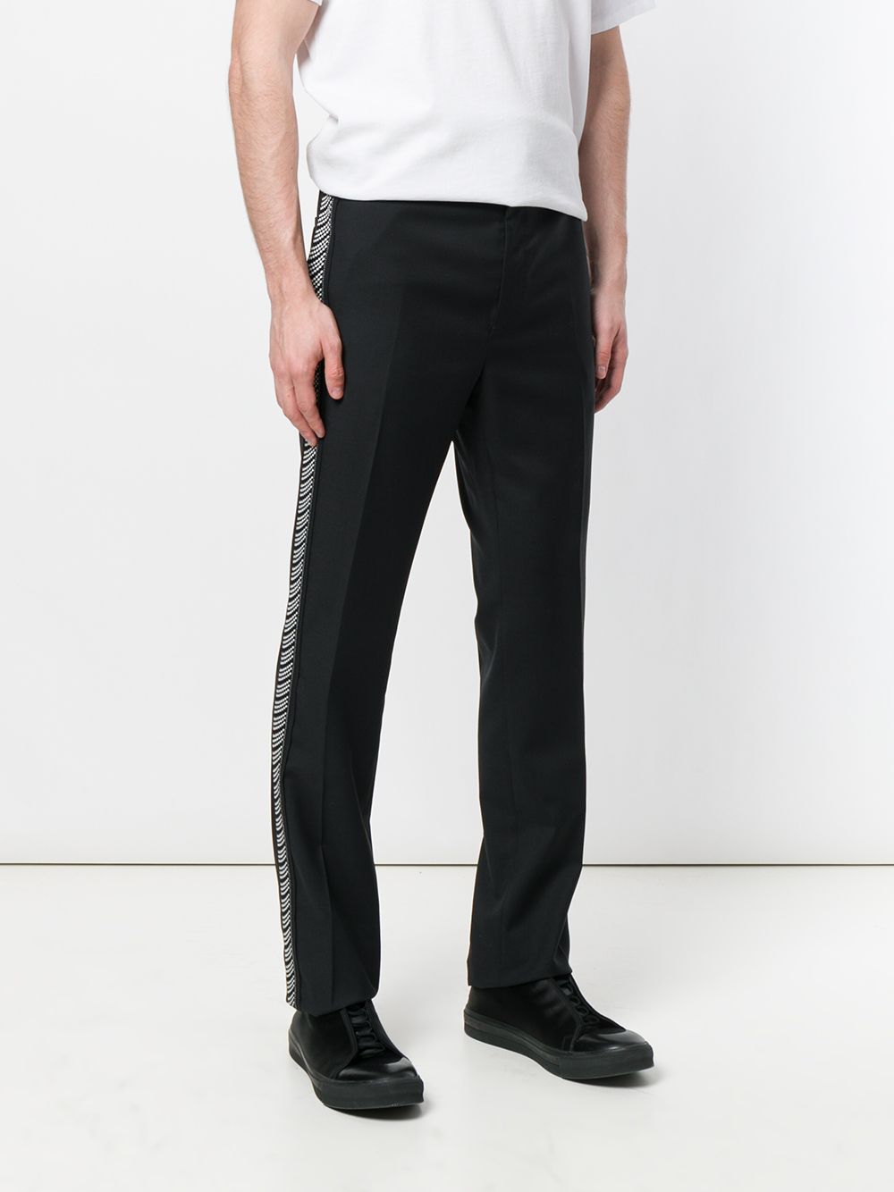 Shop Lanvin Classic Tailored Trousers In Black