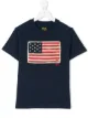 الصورة 1 من Ralph Lauren Kids تيشيرت بشارة العلم الأمريكي