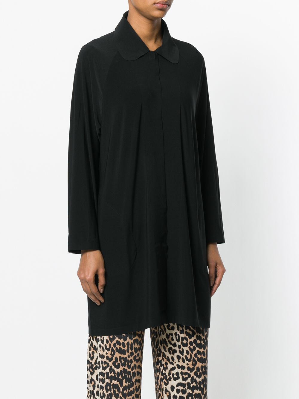 фото Norma Kamali collared long-line cardigan