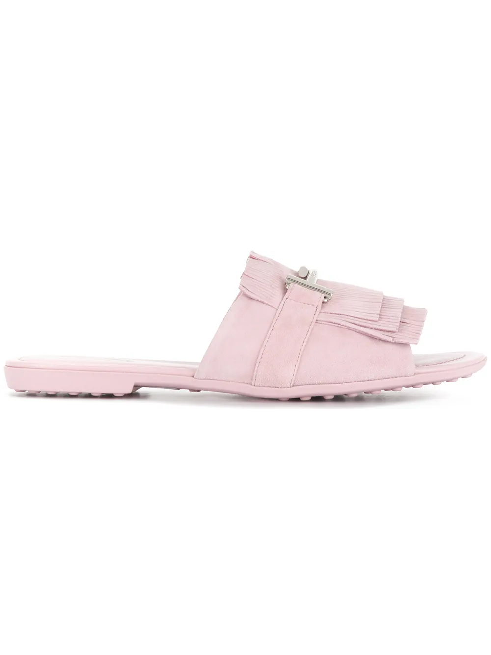 Tod's fringed slides | Pink | Image 1