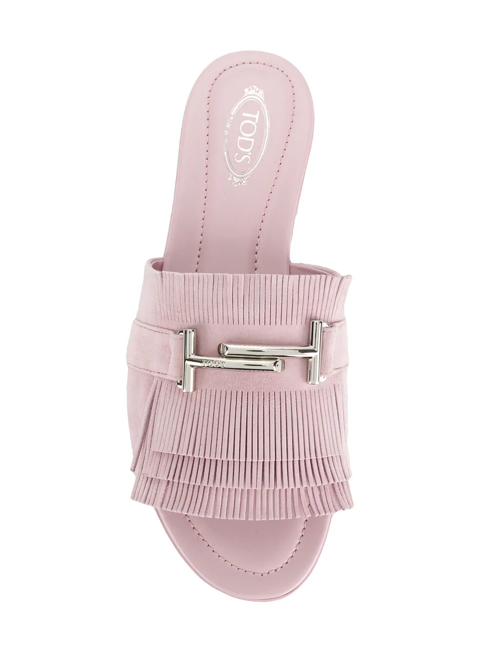Tod's omzoomde slippers Roze
