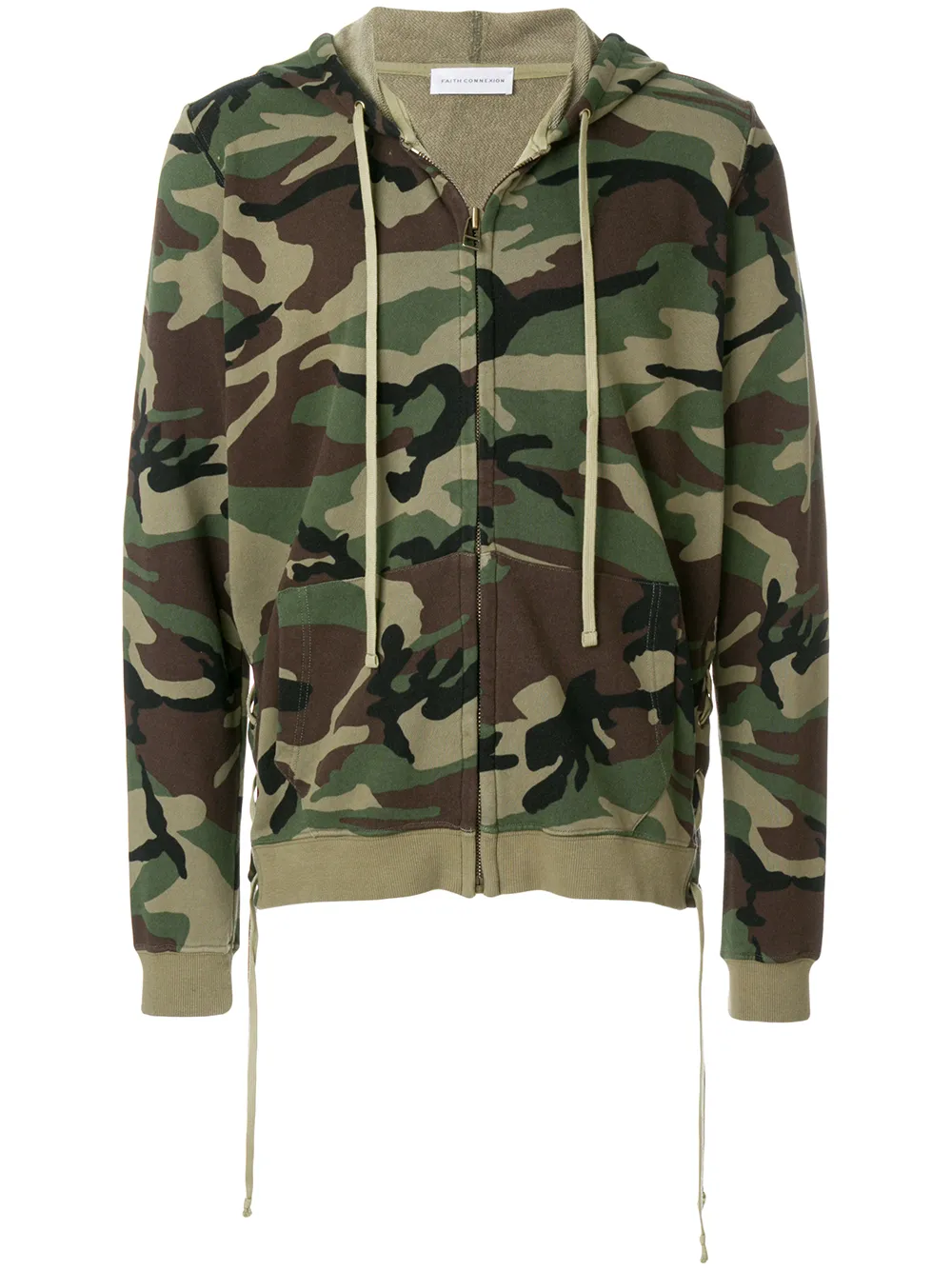 Faith Connexion camouflage print hoodie Faith Connexion camouflage print hoodie