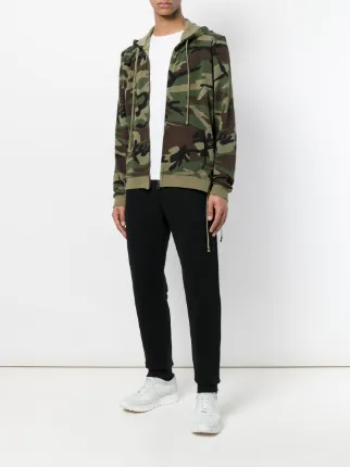 camouflage print hoodie展示图