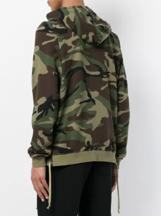 camouflage print hoodie展示图