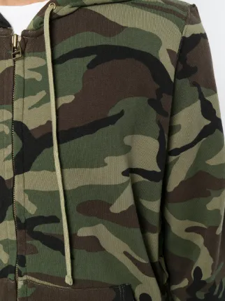 camouflage print hoodie展示图