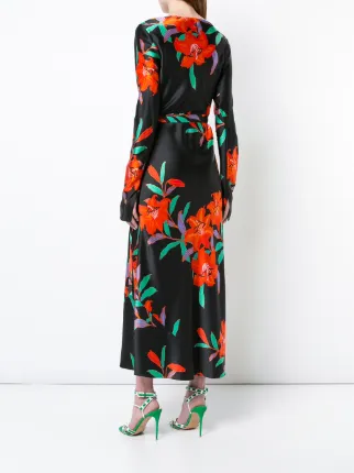 dvf long dress