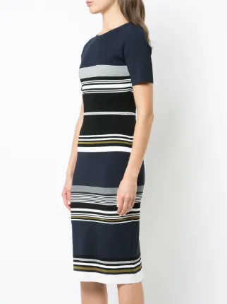 dvf soft shoulder sweater dress