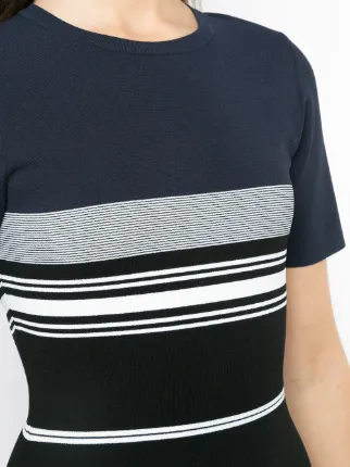 dvf soft shoulder sweater dress