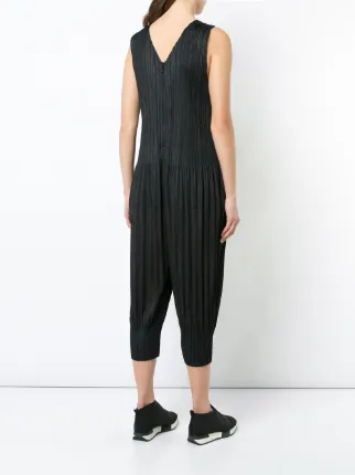 pleated cropped jumpsuit展示图