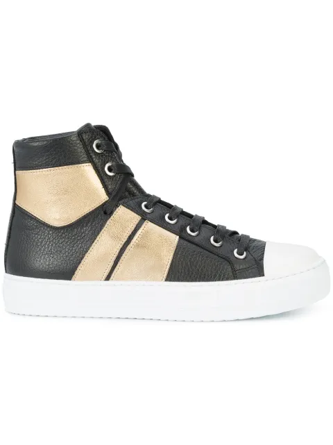 Click to view more detailed imagery on our partner's website Amiri Sunset Hi-top Sneakers In Black