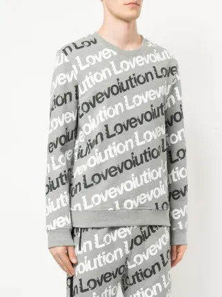 slogan long-sleeve sweatshirt展示图