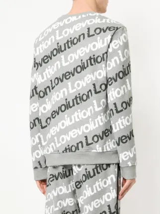 slogan long-sleeve sweatshirt展示图