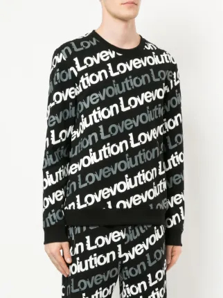 slogan print sweatshirt展示图