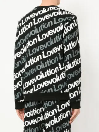 slogan print sweatshirt展示图