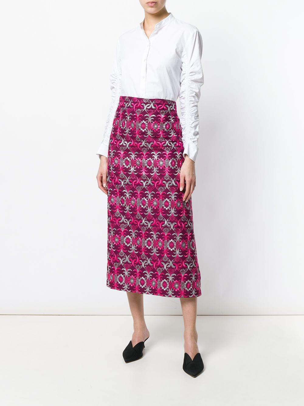 Comme Des Garcons 1999 brocade wrap skirt Women