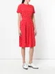 Comme Des Garçons Pre-Owned polka dots pleated dress