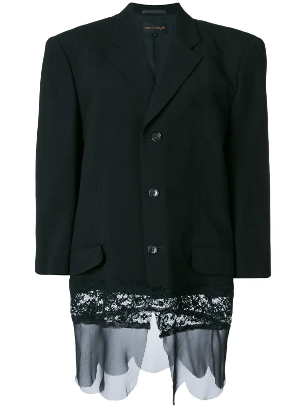 Comme Des Garçons Pre-Owned レースパネル ジャケット 通販 - FARFETCH