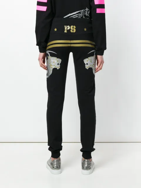 Plein high rise track Sport Sport Plein pants 6vqUH