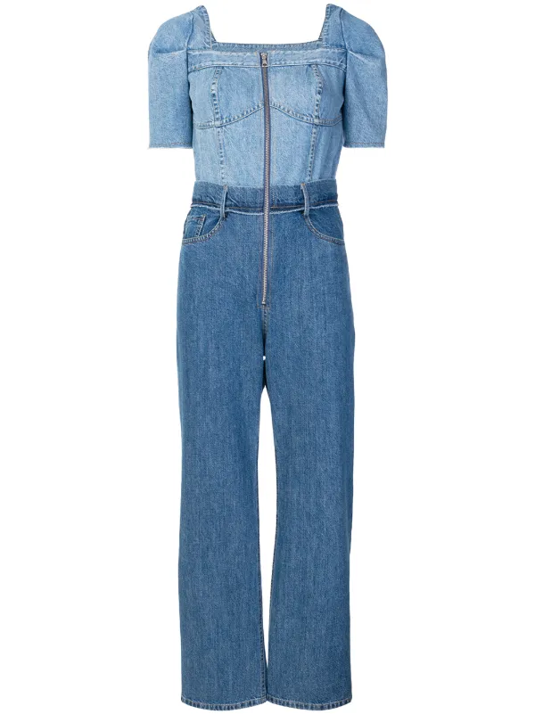 sea denim jumpsuit