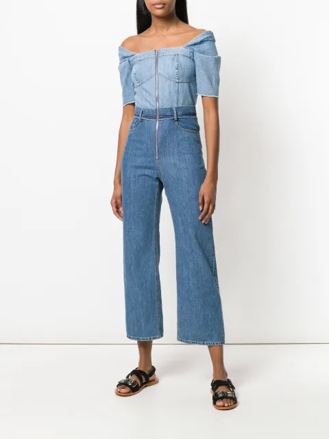 sea denim jumpsuit