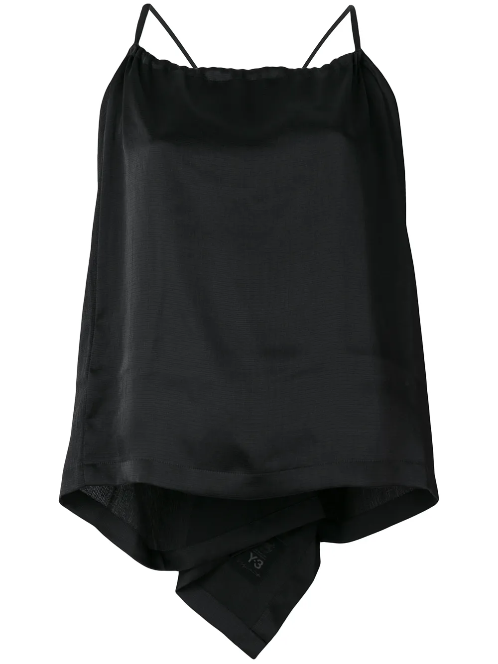 Y-3 tie-back camisole – Black