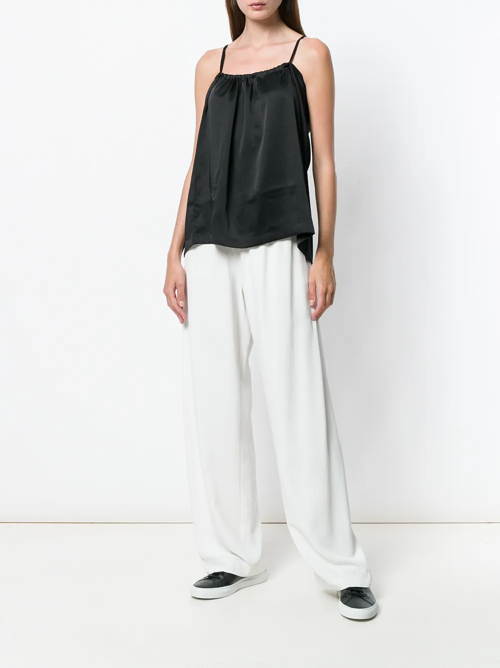 Y-3 tie-back camisole - Zwart