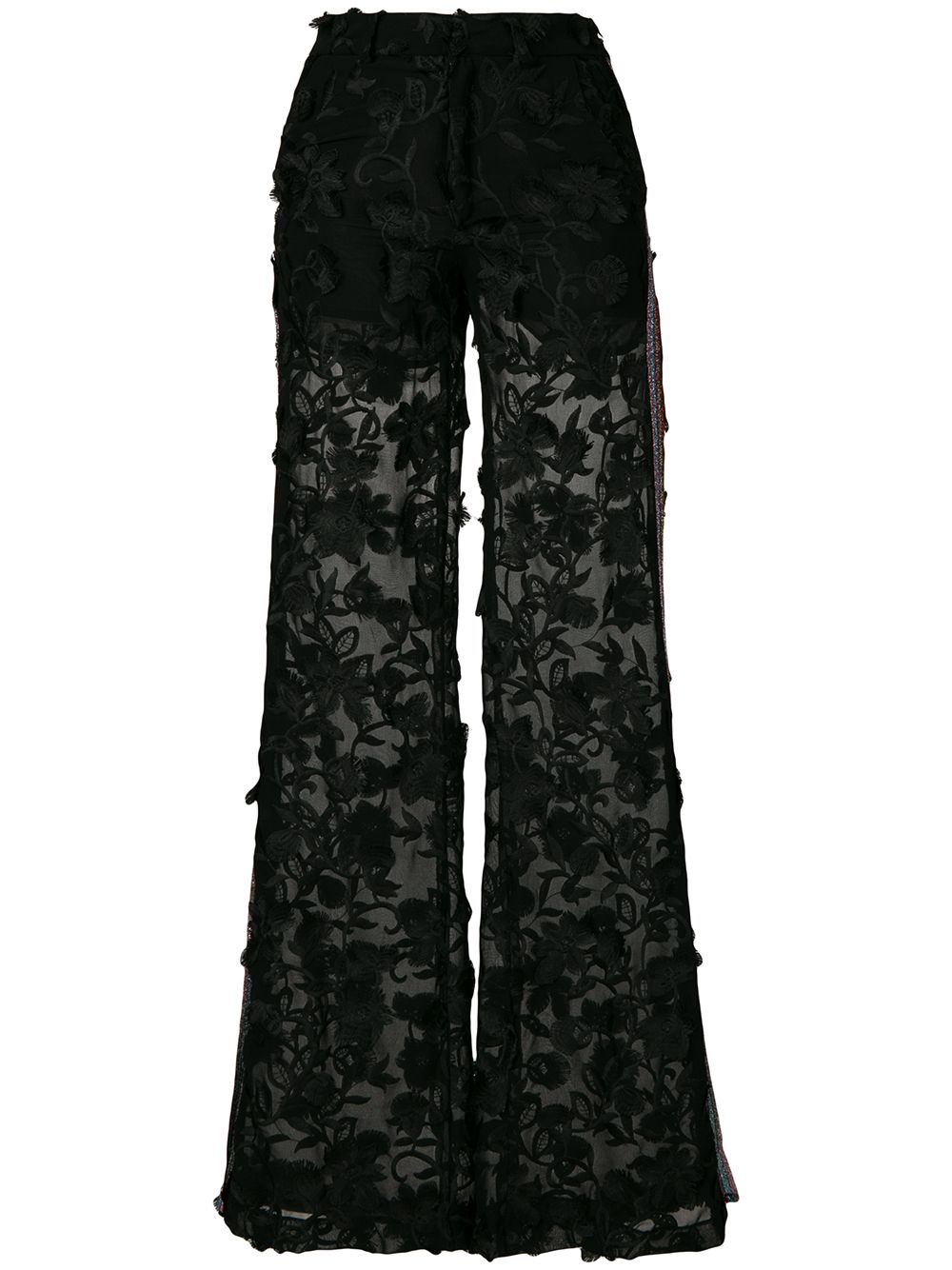 фото Ainea embroidered flared trousers