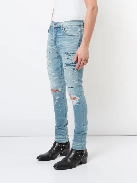 amiri super destroyed jeans