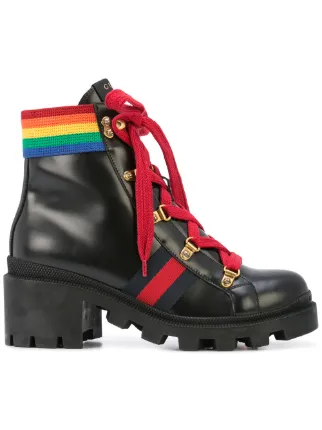 gucci inspired combat boots