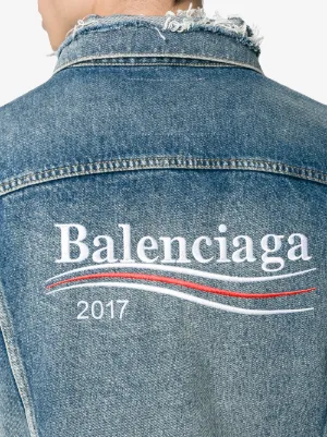 balenciaga jean jacket 2017