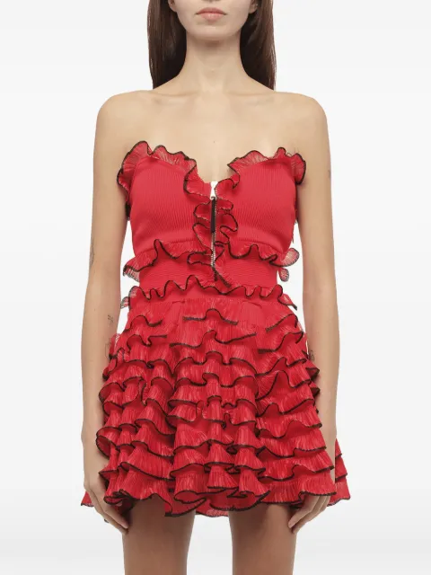 Alexander McQueen ruffled skater dress