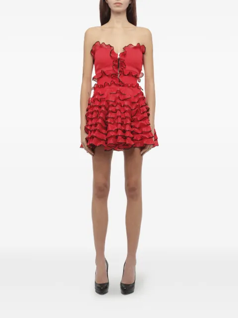 Alexander McQueen ruffled skater dress