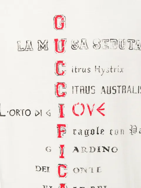 GUCCI GUCCI GUCCIFICATION T-SHIRT - NUDE