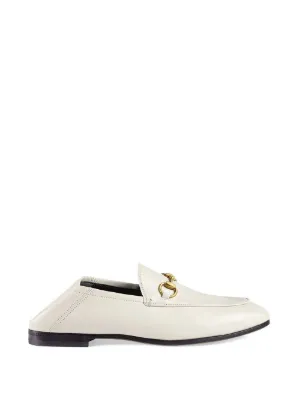 gucci brixton loafer white