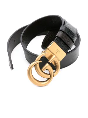 white christmas dresses Gucci // Leather 1973 Buckle Belt – VSP Consignment main image 0