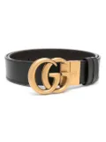 Gucci Double G-buckle reversible belt - Black