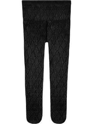 Gucci GG Knit Tights, Size M, Black