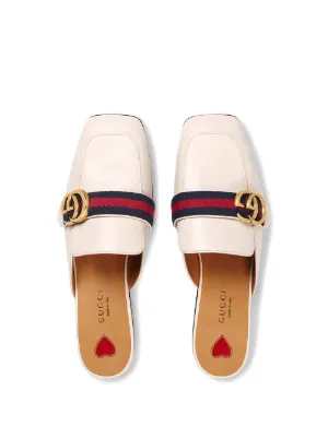 gucci slippers white