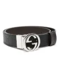 Gucci GG Supreme reversible belt - Black