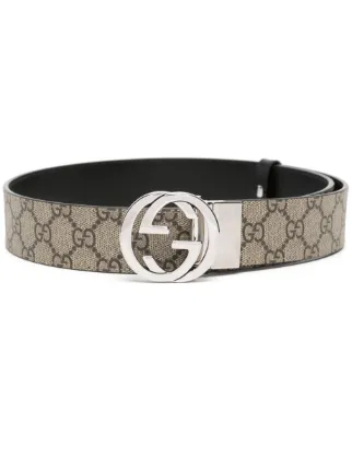 Gucci reversible belt with interlocking g buckle clearance