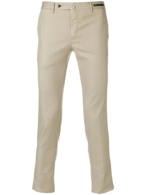 Click to view more detailed imagery on our partner's website Pt01 Men's Slim-fit Silk-blend Silkochino Trousers In Neutrals