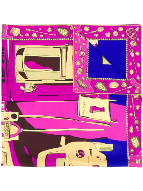 PUCCI London-print scarf