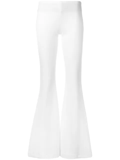 Galvan London mid-rise flared trousers