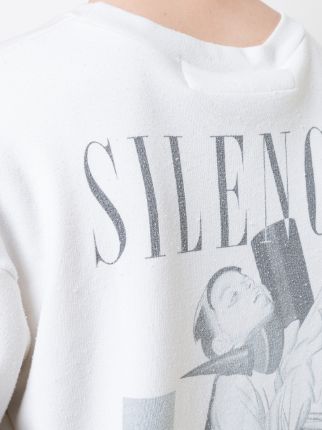 silence print sweatshirt展示图