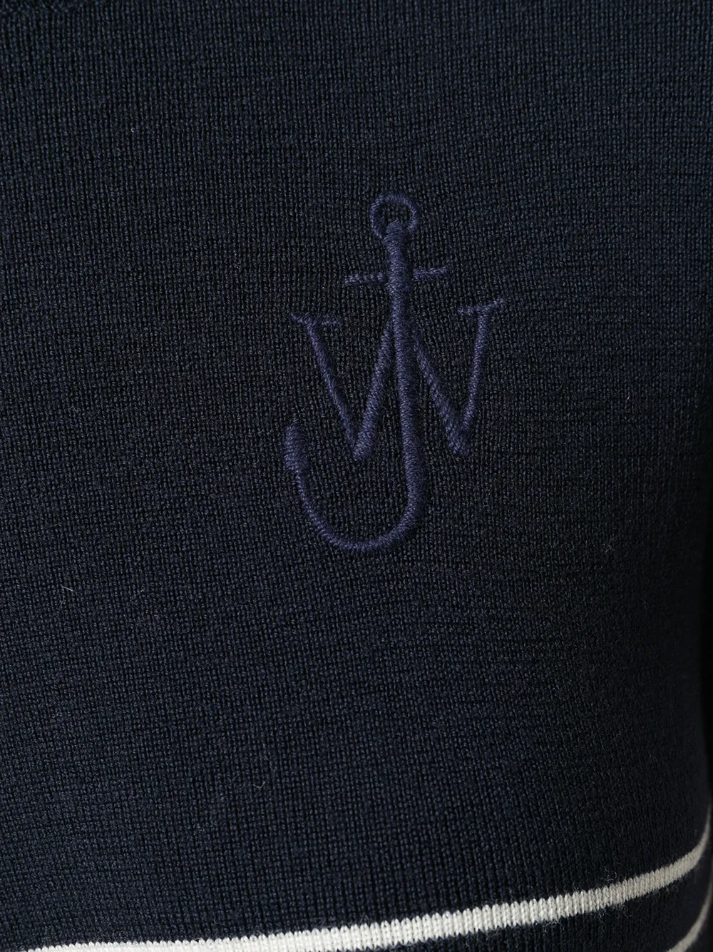 JW Anderson gestreepte gebreide top Blauw