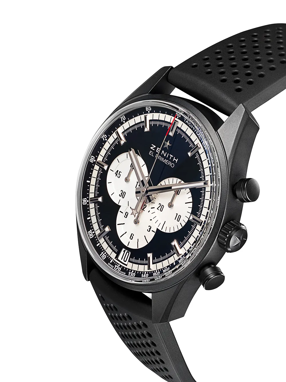 Shop Zenith Chronomaster El Primero 42mm In R576 Black Toned B Black