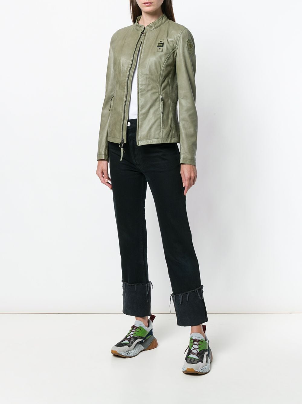 Imagen principal de producto de Blauer chaqueta con cierre de cremallera - Verde - Blauer