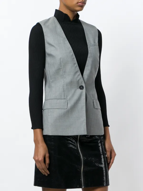 deep neck waistcoat