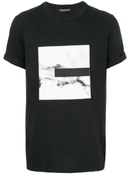 Graphic Print Tape Detail T Shirt Graphic Print Tape Detail T Shirt